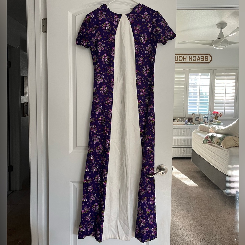 Vintage Floral Maxi Dress